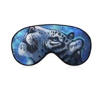 Eye Mask Comfortable & Super Soft Sleep Mask with Elastic Strap for Naps Travel Dry Eye, Sleeping Eye Mask Eye Cover MysticGalaxy Sky Tiger Wild Animals Boho Style Art Eye Cover