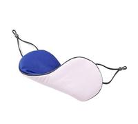 Eye mask Double Sided Adjustable Size Ice Silk Warm and Cool Sleeping Eye Mask Travel Light Blocking Breathable Eye Mask Sleep mask Blackout(Dark Blue)