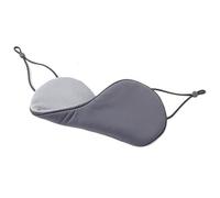 Eye mask Double Sided Adjustable Size Ice Silk Warm and Cool Sleeping Eye Mask Travel Light Blocking Breathable Eye Mask Sleep mask Blackout(Grau)