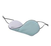 Eye mask Double Sided Adjustable Size Ice Silk Warm and Cool Sleeping Eye Mask Travel Light Blocking Breathable Eye Mask Sleep mask Blackout(Silver Gray)