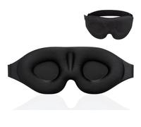 Eye Mask for Sleeping 1PCS 3D Sleeping Eye Mask Blindfold for Unisex Soft Tiredness Relief Cover Blind Patch Skin Care Tool(Black)