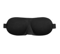 Eye Mask for Sleeping 3D Eye Mask Block Out Light Contoured Cup Portable Women Men Eyepatch for Sleep Blindfold Concave Molded Night Face(Black)