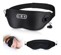 Eye Mask for Sleeping, 3D Sleep Eye Mask with Headphones Built-in White Noise, Breathable Sleep Mask for Traval, Blackout Contoured Eye Cover with Comfortable Adjustable Strap for Wome Men