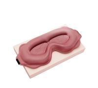 Eye Mask for Sleeping 3D Sleep Mask Sleeping Aid Blindfold Block Out Light Portable Soft Memory Foam Face Eyeshade Comfort Night Breathable(Pink)