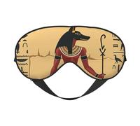 Eye Mask for Sleeping, Anubis Print Sleep Mask with Adjustable Strap