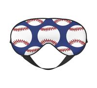 Eye Mask for Sleeping, Baseball Print Sleep Mask with Adjustable Strap