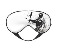 Eye Mask for Sleeping, Baseball Sports Print Sleep Mask with Adjustable Strap