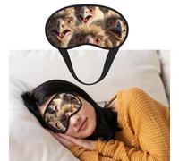 Eye Mask for Sleeping Breathable Light Blocking Sleep Mask A Flock of Ostriches Night Blindfold Soft Comfortable Night Eye Sleep Shade Cover for Men Women Eye Cover for Home Nap
