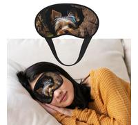 Eye Mask for Sleeping Breathable Light Blocking Sleep Mask A Little Yorkshire Terrier Night Blindfold Soft Comfortable Night Eye Sleep Shade Cover for Men Women Eye Cover for Home Nap