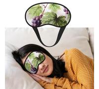 Eye Mask for Sleeping Breathable Light Blocking Sleep Mask Beautiful Grape Leaves Night Blindfold Soft Comfortable Night Eye Sleep Shade Cover for Men Women Eye Cover for Home Nap