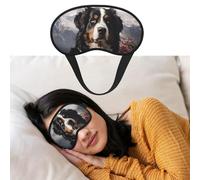Eye Mask for Sleeping Breathable Light Blocking Sleep Mask Bernese Mountain Dog Night Blindfold Soft Comfortable Night Eye Sleep Shade Cover for Men Women Eye Cover for Home Nap