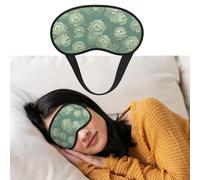 Eye Mask for Sleeping Breathable Light Blocking Sleep Mask Cabbage Pattern Night Blindfold Soft Comfortable Night Eye Sleep Shade Cover for Men Women Eye Cover for Home Nap