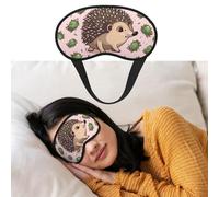 Eye Mask for Sleeping Breathable Light Blocking Sleep Mask Cartoon Hedgehog Night Blindfold Soft Comfortable Night Eye Sleep Shade Cover for Men Women Eye Cover for Home Nap
