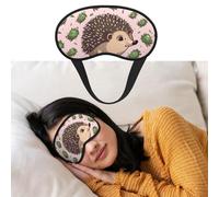 Eye Mask for Sleeping Breathable Light Blocking Sleep Mask Cartoon Hedgehog Night Blindfold Soft Comfortable Night Eye Sleep Shade Cover for Men Women Eye Cover for Home Nap