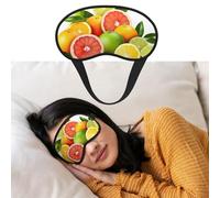 Eye Mask for Sleeping Breathable Light Blocking Sleep Mask Citrus Fruits Night Blindfold Soft Comfortable Night Eye Sleep Shade Cover for Men Women Eye Cover for Home Nap
