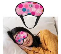 Eye Mask for Sleeping Breathable Light Blocking Sleep Mask Crazy Polka dots Night Blindfold Soft Comfortable Night Eye Sleep Shade Cover for Men Women Eye Cover for Home Nap