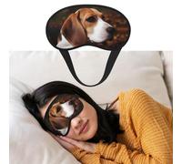 Eye Mask for Sleeping Breathable Light Blocking Sleep Mask Cute Beagle Night Blindfold Soft Comfortable Night Eye Sleep Shade Cover for Men Women Eye Cover for Home Nap