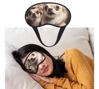 Eye Mask for Sleeping Breathable Light Blocking Sleep Mask Cute Chihuahua Night Blindfold Soft Comfortable Night Eye Sleep Shade Cover for Men Women Eye Cover for Home Nap