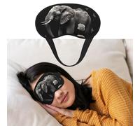 Eye Mask for Sleeping Breathable Light Blocking Sleep Mask Elephant and Butterfly Night Blindfold Soft Comfortable Night Eye Sleep Shade Cover for Men Women Eye Cover for Home Nap