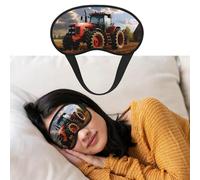 Eye Mask for Sleeping Breathable Light Blocking Sleep Mask Fantasy Farm Tractor Night Blindfold Soft Comfortable Night Eye Sleep Shade Cover for Men Women Eye Cover for Home Nap
