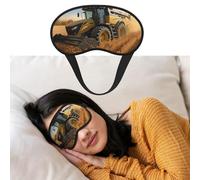 Eye Mask for Sleeping Breathable Light Blocking Sleep Mask Farm Tractor Harvest Night Blindfold Soft Comfortable Night Eye Sleep Shade Cover for Men Women Eye Cover for Home Nap