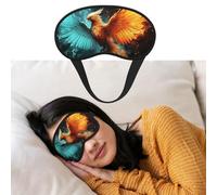 Eye Mask for Sleeping Breathable Light Blocking Sleep Mask Fire and Water Phoenix Night Blindfold Soft Comfortable Night Eye Sleep Shade Cover for Men Women Eye Cover for Home Nap