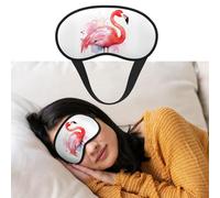 Eye Mask for Sleeping Breathable Light Blocking Sleep Mask Flamingo Watercolor Night Blindfold Soft Comfortable Night Eye Sleep Shade Cover for Men Women Eye Cover for Home Nap