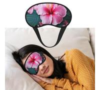 Eye Mask for Sleeping Breathable Light Blocking Sleep Mask Hawaii Flower Night Blindfold Soft Comfortable Night Eye Sleep Shade Cover for Men Women Eye Cover for Home Nap