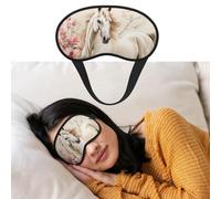 Eye Mask for Sleeping Breathable Light Blocking Sleep Mask Horse Image Night Blindfold Soft Comfortable Night Eye Sleep Shade Cover for Men Women Eye Cover for Home Nap