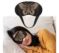 Eye Mask for Sleeping Breathable Light Blocking Sleep Mask Moth Night Blindfold Soft Comfortable Night Eye Sleep Shade Cover for Men Women Eye Cover for Home Nap