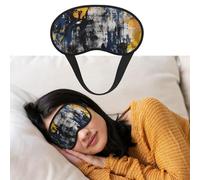 Eye Mask for Sleeping Breathable Light Blocking Sleep Mask Navy Blue Color Night Blindfold Soft Comfortable Night Eye Sleep Shade Cover for Men Women Eye Cover for Home Nap