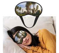 Eye Mask for Sleeping Breathable Light Blocking Sleep Mask Palm Tree Golf Course Night Blindfold Soft Comfortable Night Eye Sleep Shade Cover for Men Women Eye Cover for Home Nap
