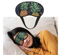 Eye Mask for Sleeping Breathable Light Blocking Sleep Mask Pineapple Night Blindfold Soft Comfortable Night Eye Sleep Shade Cover for Men Women Eye Cover for Home Nap