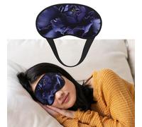 Eye Mask for Sleeping Breathable Light Blocking Sleep Mask Purple Flower Texture Night Blindfold Soft Comfortable Night Eye Sleep Shade Cover for Men Women Eye Cover for Home Nap