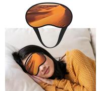Eye Mask for Sleeping Breathable Light Blocking Sleep Mask Sand Dunes in The Sahara Desert Night Blindfold Soft Comfortable Night Eye Sleep Shade Cover for Men Women Eye Cover for Home Nap
