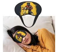 Eye Mask for Sleeping Breathable Light Blocking Sleep Mask Scooter Man Night Blindfold Soft Comfortable Night Eye Sleep Shade Cover for Men Women Eye Cover for Home Nap
