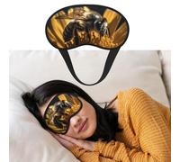 Eye Mask for Sleeping Breathable Light Blocking Sleep Mask Serious Bee Night Blindfold Soft Comfortable Night Eye Sleep Shade Cover for Men Women Eye Cover for Home Nap