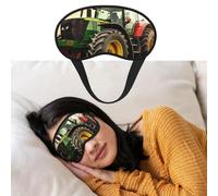 Eye Mask for Sleeping Breathable Light Blocking Sleep Mask Tractor Theme Night Blindfold Soft Comfortable Night Eye Sleep Shade Cover for Men Women Eye Cover for Home Nap