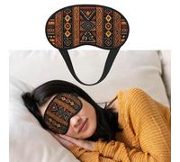 Eye Mask for Sleeping Breathable Light Blocking Sleep Mask Traditional African Design Pattern Night Blindfold Soft Comfortable Night Eye Sleep Shade Cover for Men Women Eye Cover for Home Nap