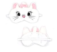 Eye Mask for Sleeping, Cartoon Fluff Blindfold, Cute Animal Eye Masks, Soft Fluffy Plush Mask, Travel Sleeping Eye Masks Eye Cover for Kids Adult Night Nap Travel Meditation A5KTDWYZ (White Cat)