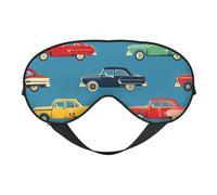 Eye Mask for Sleeping, Cartoon Retro Vintage Car Sleep Mask with Adjustable Strap