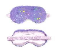Eye Mask for Sleeping, Cute Star Fluffy Plush Sleep Mask Christmas Breathable Soft Silk Eye Cover Novelty Blindfold for Women Men Girls Kids Night Nap Travel Meditation A7MRXXYZ