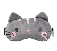 Eye Mask for Sleeping Eye Patch Shading Sleep Eyepatch Women Travel Relax Cover Eyeshade Health Sleeping Shield Eye Care Tools(Grey Cat)