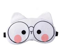 Eye Mask for Sleeping Eye Patch Shading Sleep Eyepatch Women Travel Relax Cover Eyeshade Health Sleeping Shield Eye Care Tools(Erudite Cat)