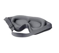 Eye Mask for Sleeping, Light Blocking 3D Sleep Mask, Soft Breathable Zero Pressure Weighted Eye Cover for Side Sleeper, Night Blindfold, Travel, Nap (Gray, One Size)