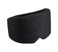 Eye Mask for Sleeping, Light Blocking Sleep Mask, Wide Soft Breathable Zero Pressure Weighted Eye Cover for Side Sleeper, Night Blindfold, Nap, Travel (Black, One Size)