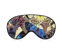 Eye Mask Lightweight and Comfortable Sleep Mask with Adjustable Strap for Sleeping Travel Blindfold Game, Sleeping Eye Mask Eye Cover Vintage Butterfly Art Eye Cover