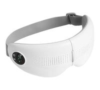 Eye Mask Massager with Adjustable Strap, Rechargeable, Heating and Music, 5 Modes Relaxation, for Eye Fatigue Relief, Great for Tired Eyes and Dark Circles Reduction