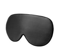 Eye Mask Natural Mulberry Silk Sleeping Mask Soft Blindfold Smooth Eye Mask Sleeping Aid Eyeshade Eye Cover Patch Bandage Comfort(Mysterious Black)
