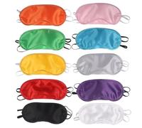 Eye Mask Sleeping 1PC Silk Eye Mask Eyeshade Cover Shade Soft Blindfold Travel Eyepatch Natural Sleeping Eye Patch Sleep Mask Women Men(Yellow)